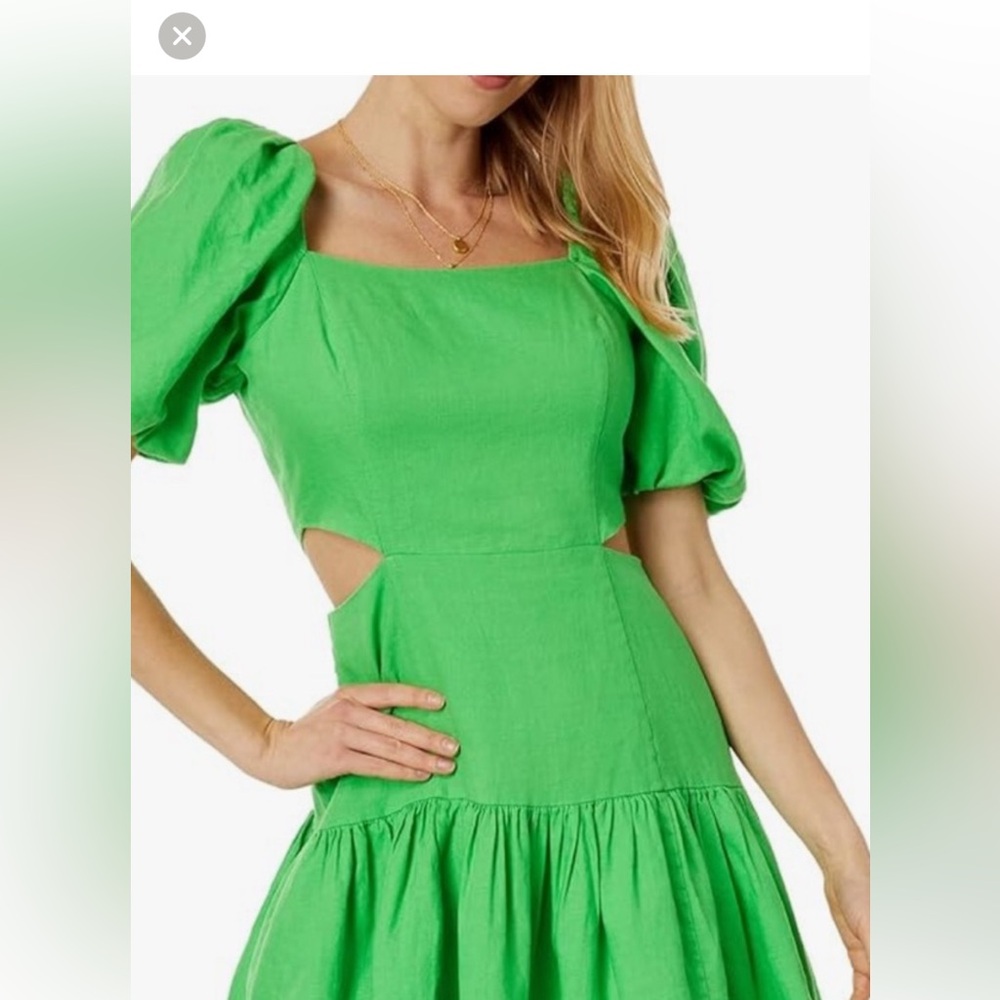 Lilly Pulitzer Vibrant Green Mini Dress